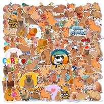 KAPIBARA naklejki Capybara wlepki Stickerbomb nalepki 150 szt MEGA zestaw / Centrum Naklejek