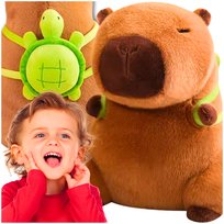 Kapibara Z Plecakiem Pluszak Maskotka Przytulanka Miękka Zabawka Prezent