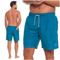 KĄPIELÓWKI MĘSKIE SPODENKI KĄPIELOWE SZORTY Z KIESZENIAMI GŁADKIE MORAJ 4XL