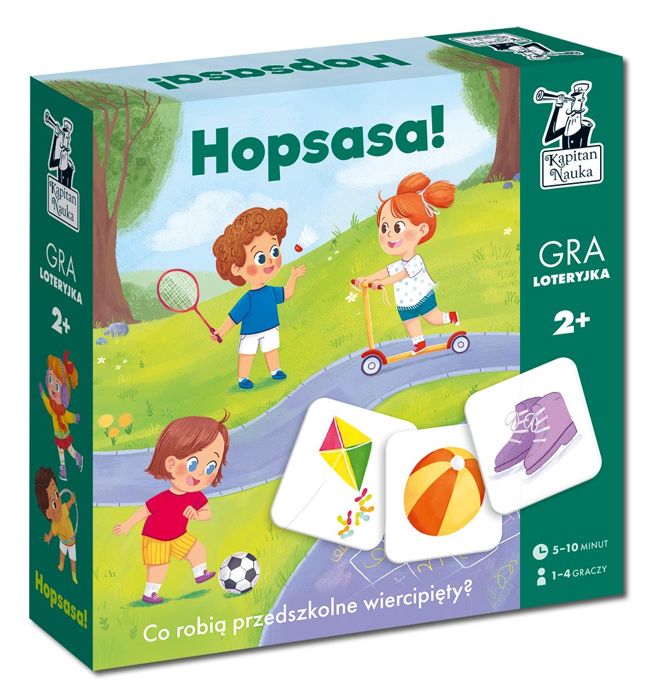 Фото - Розвивальна іграшка Kapitan Nauka, Gra loteryjka, Hopsasa! 