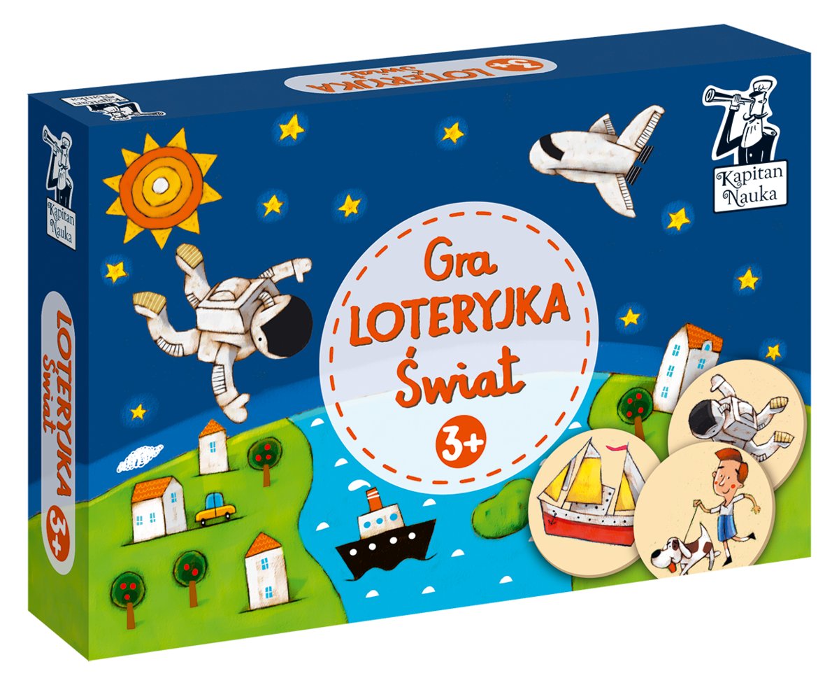 Kapitan Nauka, Loteryjka. Świat, gra edukacyjna