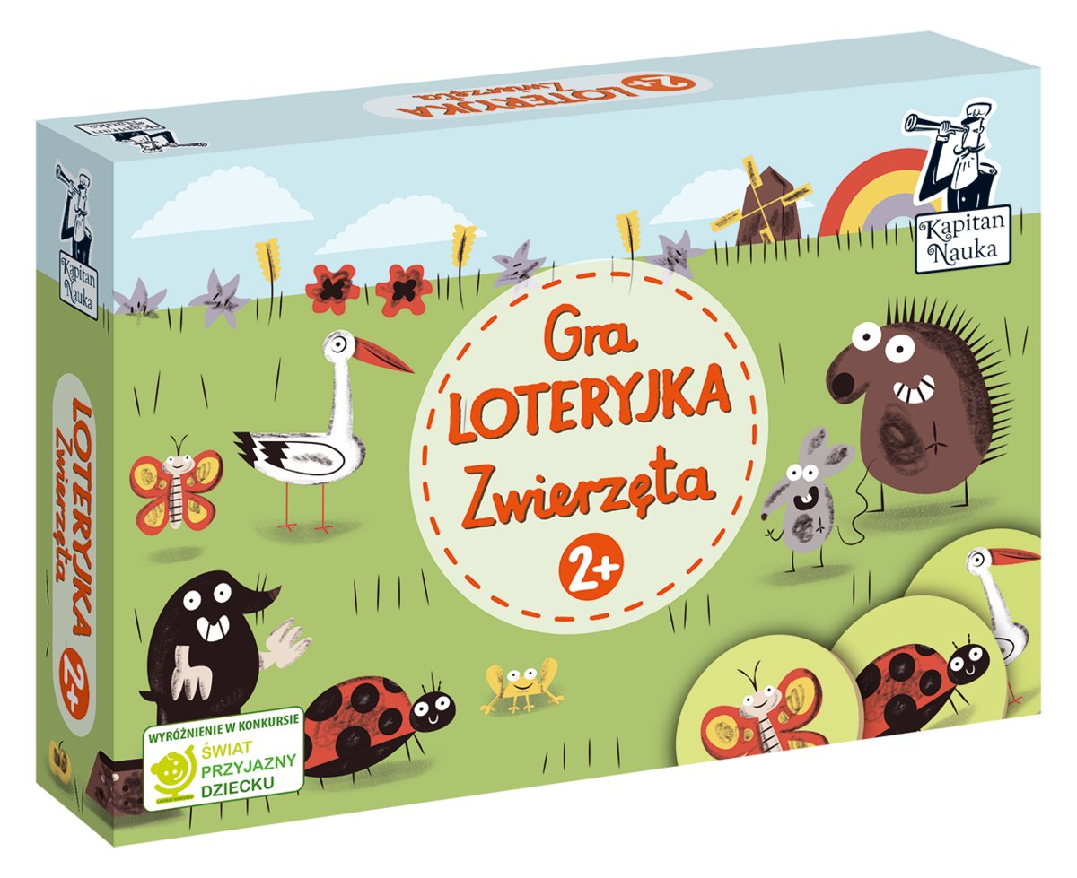 Kapitan Nauka, Loteryjka. Zwierzęta, gra edukacyjna