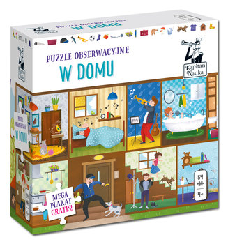 Kapitan Nauka, puzzle obserwacyjne W domu - Kapitan Nauka