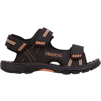 Kappa, Sandały dziecięce, Symi T Footwear 260685T 1144 czarno, pomarańczowe, rozmiar 40 - Kappa