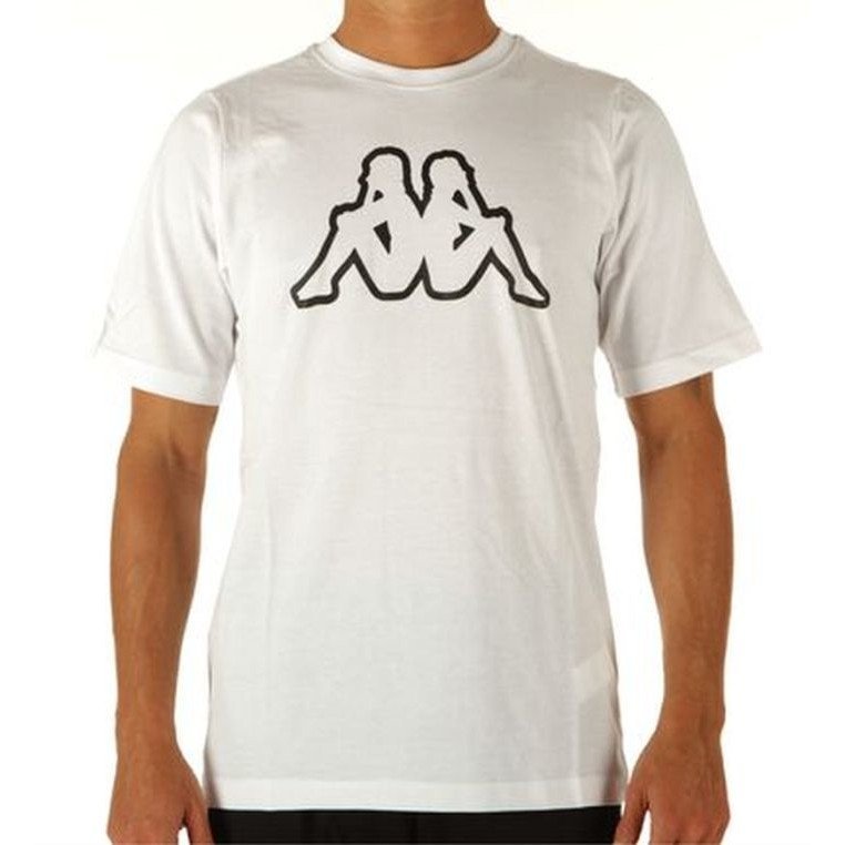 Camiseta Kappa Logo Cromen Para Hombre - Manga Corta, Corte Regular, Logo Omini En Pecho