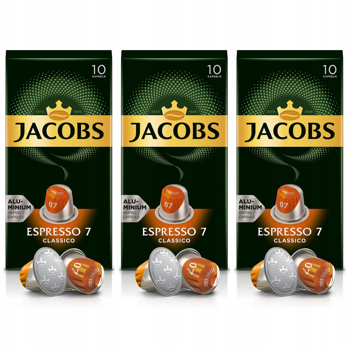 Kapsułki do Nespresso Jacobs Espresso 7 Classico 30 szt. - Jacobs ...