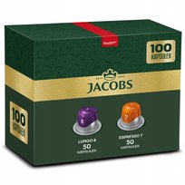 Kapsułki do Nespresso Jacobs Lungo 8 Intenso i Espresso 7 Classico 100 szt.