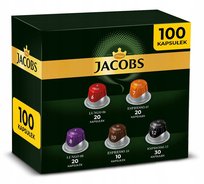 Kapsułki do Nespresso Jacobs Lungo Classico oraz Espresso Intenso 100 szt.