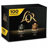 Kapsułki do Nespresso L'OR Colombia 50 szt + Ristretto 50 sztuk - 100 szt.