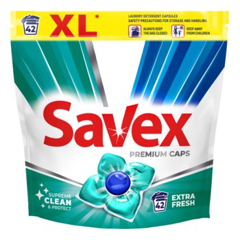 Kapsułki do prania tkanin jasnych Premium Caps Extra Fresh 42 szt. Savex - Savex