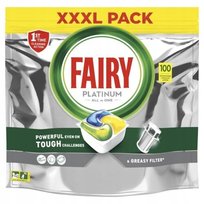 Kapsułki do zmywarki, Fairy Platinum All In One, cytrynowe, 96 sztuk