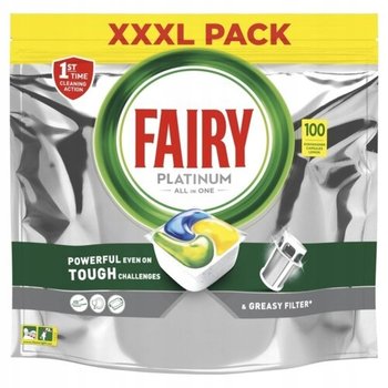 Kapsułki Fairy Platinum All In One Do Zmywarki Cytrynowe 96 Sztuk GIGA PACK - Fairy