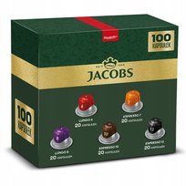 Kapsułki Jacobs do Nespresso(r)* mix rodzajów 100 kapsułek 9+1 !