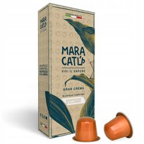 Kapsułki NESPRESSO Aluminiowe do Ekspresu Crema 10 szt Kawa Włoska Maracatu Maracatu