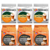 Kapsułki Tassimo Latte Macchiato Caramel & Cinnamon Roll 5+1 !