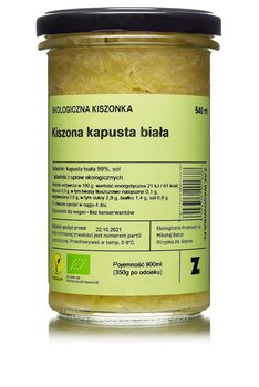 KAPUSTA KISZONA BIAŁA BIO 540 g (350 g) - ZAKWASOWNIA - Zakwasownia