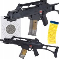 KARABIN NA KULKI PLASTIKOWE BB PISTOLET ASG MASZYNOWY REPLIKA LUNETA GRATIS Skleplolki