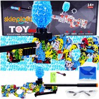 Karabin Na Kulki Wodno Żelowe Automatyczny Zestaw Pistolet Automat Elektro