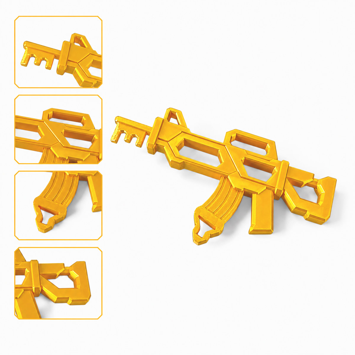 Keyttle Rifle Rivals Karabin Replika Kolekcjonerska Rivals Roblox keyst rifle prezent 3D ...