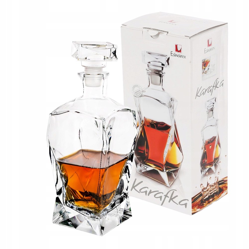Karafka łamana do wina EDWANEX, 750 ml
