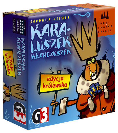 Karaluszek kłamczuszek, edycja królewska, gra karciana, G3