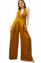 KAREN MILLEN KOMBINEZON ŻÓŁTY DAMSKI MAXI L 1YFD Karen Millen