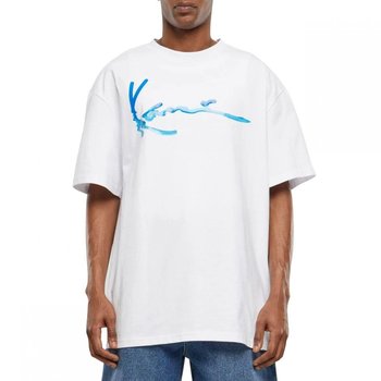 Karl Kani t-shirt męski Water Signature Tee 6060217 S biały - Karl Kani