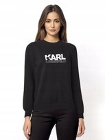 Karl Lagerfeld bluza damska czarna [rozmiar M] Karl Lagerfeld