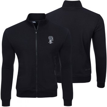 Karl Lagerfeld bluza męska rozpinana ze stójką czarna XXL - Karl Lagerfeld