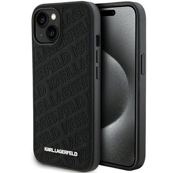 Karl Lagerfeld Etui Obudowa Case Do Iphone 15 / 14 / 13 6.1" Czarny/Black Hardcase Quilted K Pattern - Karl Lagerfeld