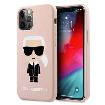 Karl Lagerfeld Fullbody Silicone Iconic - Etui iPhone 12 Pro Max (Light Pink) - Karl Lagerfeld