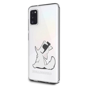 Karl Lagerfeld KLHCA41CFNRC, Samsung GALAXY A41 A415, Etui, Choupette Fun, bezbarwny - Karl Lagerfeld