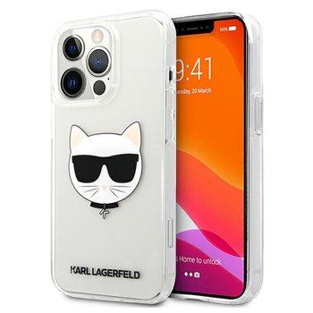 Karl Lagerfeld KLHCP13XCTR iPhone 13 Pro Max 6,7" hardcase transparent Choupette Head - Karl Lagerfeld
