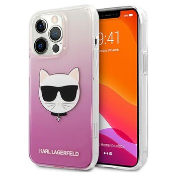 Karl Lagerfeld KLHCP13XCTRP iPhone 13 Pro Max 6,7" hardcase różowy/pink Choupette Head - Karl Lagerfeld