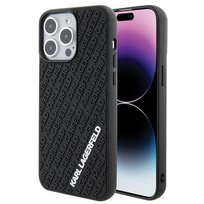 Karl Lagerfeld KLHCP15X3DMKRLK iPhone 15 Pro Max 6.7" czarny/black hardcase 3D Rubber Multi Logo Karl Lagerfeld