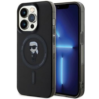 Karl Lagerfeld KLHMP15XHFCKNOK iPhone 15 Pro Max 6.7" czarny/black hardcase IML Ikonik MagSafe - Karl Lagerfeld