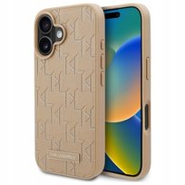 Karl Lagerfeld KLHMP16SPKHPORPE iPhone 16 6.1" beżowy/beige hardcase Hot St Karl Lagerfeld