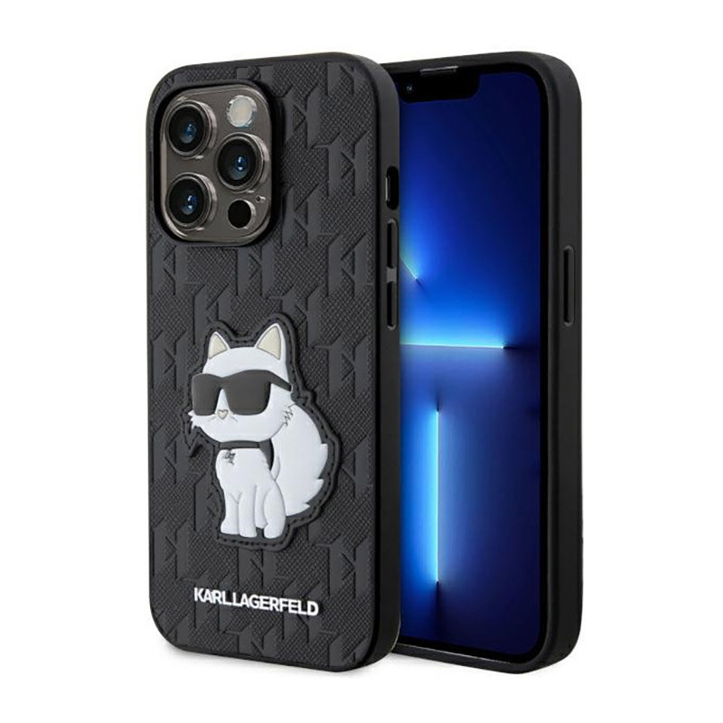 karl-lagerfeld-saffiano-monogram-nft-choupette-etui-iphone-14-pro