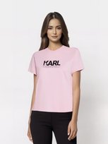 Karl Lagerfeld t-shirt lilac [rozmiar M] Karl Lagerfeld