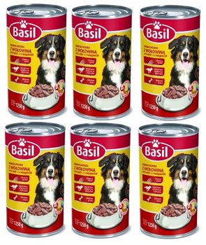 Karma Basil 1250g z wołowiną dla psa 6szt puszka - Basil
