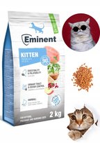 Karma bezglutenowa Eminent Cat Kitten 2kg 34/20 dla kociąt kotków w ciąży