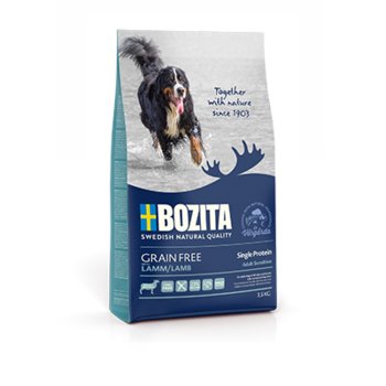 Karma bezzbożowa dla psa BOZITA Dog Grain Free Adult Sensitive Single Protein Lamb, 3.5 kg - Bozita