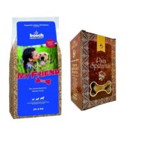 Karma Bosch MY FRIEND 20kg + BOSCH Psia Spiżarnia Lamb & Rice ciastka pies 900g