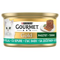 Karma dla kota Gourmet gold pasztet z królikiem, 85 g