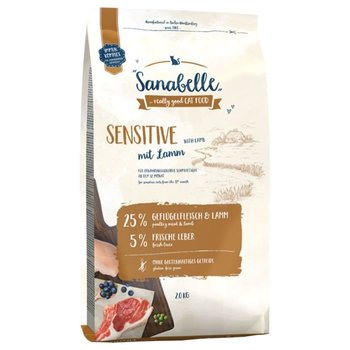Karma dla kota SANABELLE Sensitive, z jagnięciną, 2 kg - Sanabelle