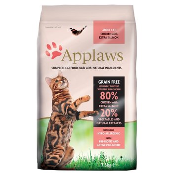 Karma dla kotów dorosłych, APPLAWS Kurczak z łososiem, 7,5 kg. - Applaws