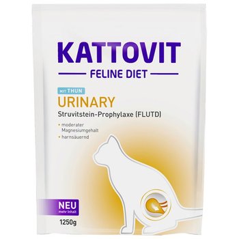 Karma dla kotów z dolegliwościami dolnych dróg moczowych, tuńczyk Urinary KATTOVIT, 1,25 kg. - Kattovit