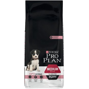 Karma dla młodych psów PRO PLAN OptiDerma Sensitive Skin Puppy Medium, 12 kg. - Purina