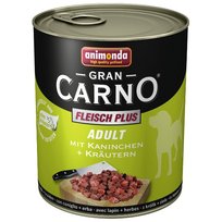 Karma dla psa ANIMONDA GranCarno Adult królik i zioła 800 g .