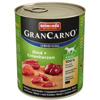 Karma dla psa ANIMONDA GranCarno Adult wołowina i kacze serca 800 g